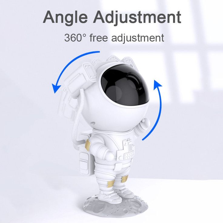 Astronaut Galaxy Projector with Remote Control - 360° Adjustable Timer Kids Astronaut Nebula Night Light, for Gifts,Baby Adults Bedroom, Gaming Room, Home and Party (Corded Electric)
