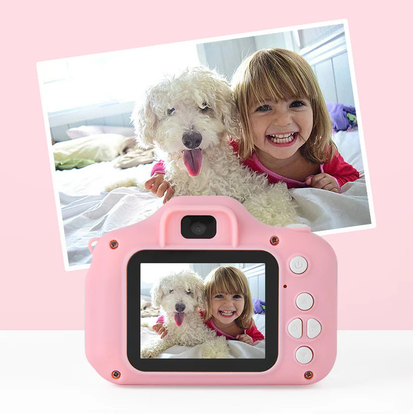Mini HD Camera for Kids Take Picture, Take Video, Play Game, Watch Videos (Random Color)