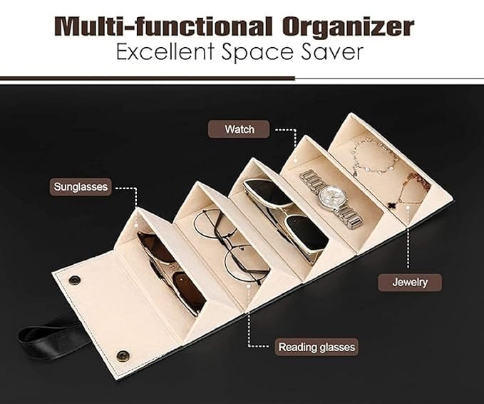 6 slot sunglasses organizer