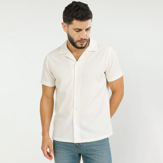 Mens Cuban Collar Shirt | MA73