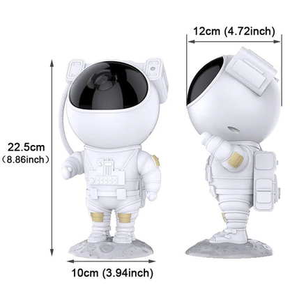 Astronaut Galaxy Projector with Remote Control - 360° Adjustable Timer Kids Astronaut Nebula Night Light, for Gifts,Baby Adults Bedroom, Gaming Room, Home and Party (Corded Electric)