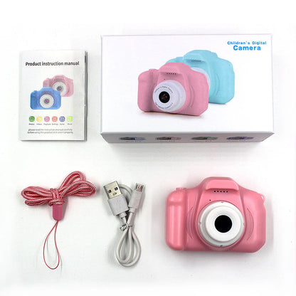 Mini HD Camera for Kids Take Picture, Take Video, Play Game, Watch Videos (Random Color)