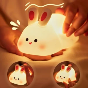 Cute Enimal Night Light Panda Night Light for Kids,Nursery Silicone Night Light,7-Color